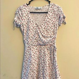 Hollister CINCH-SLEEVE KNIT MINI WRAP